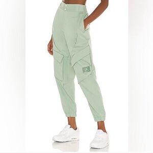 Women's Jordan Essential Utility Pants in the 'Steam' (sage green)